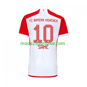 Koszulka Bayern Monachium Leroy Sane 10 Domowe Stroje Piłkarskie 2023/24 Krótki Rękaw